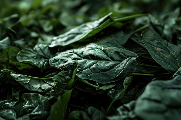 Premium Photo | Fresh Spinach Leaves Closeup
