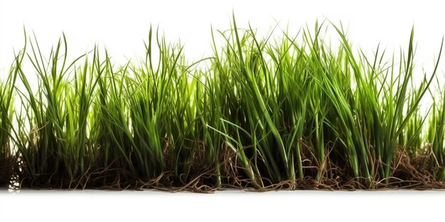 Photo fresh spring growing green grass