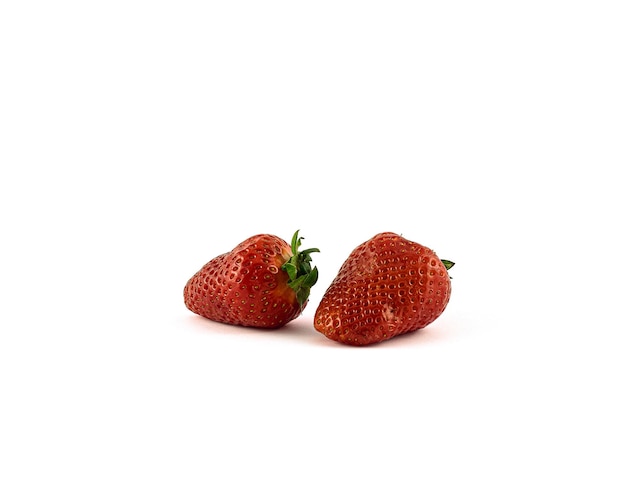 fresh stawberry isolated on white back ground