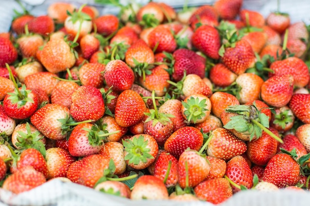 Fresh strawberries for sale