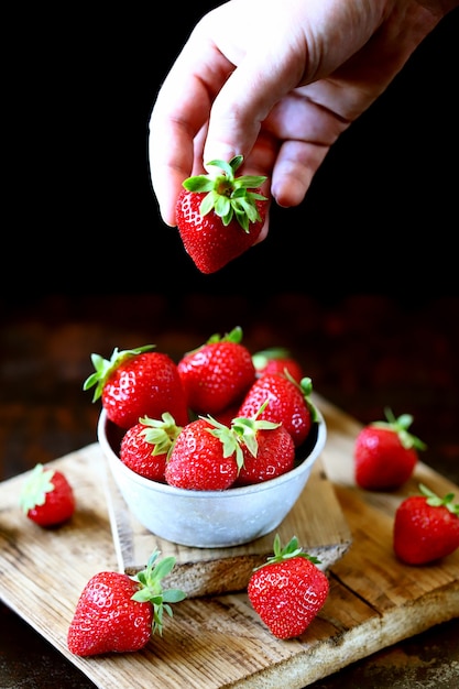 Fresh strawberries