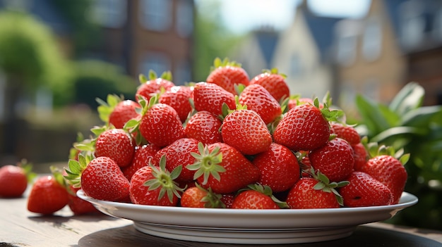 fresh strawberries