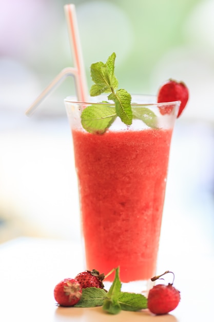 fresh Strawberry cocktail