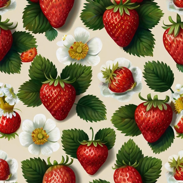 Foto fragole fresche per i modelli di social media per il design di banner e succo di fragole