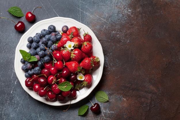 Fresh summer berries