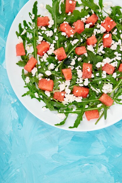 Fresh summer watermelon salad