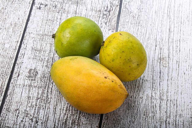 Fresh sweet and juicy mango heap