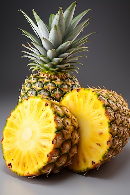 Fresh and sweet pineapple fruit photo