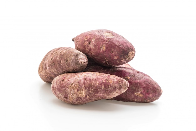 fresh sweet potato isolated