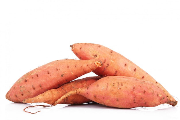 Fresh sweet potatoes