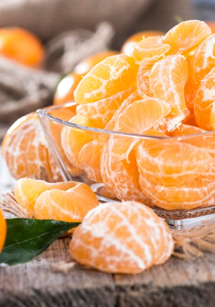 Photo fresh tangerines