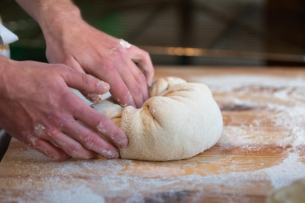 Fresh and tasted french raw bread