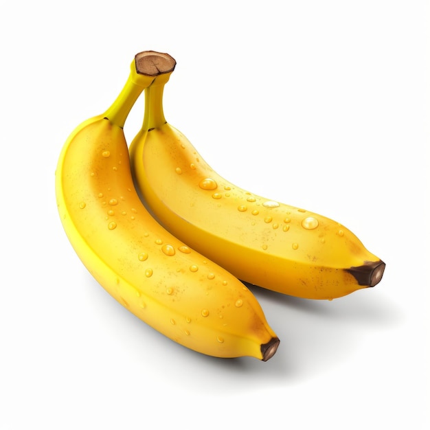 사진 ⁇ 색 바탕 에 있는 신선 한 맛 있는 바나나