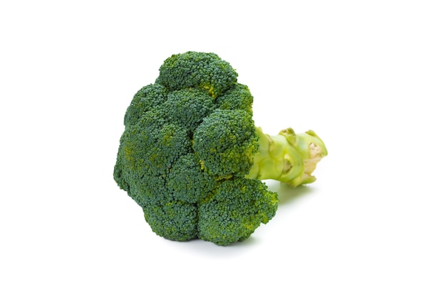 Fresh tasty broccoli isolated