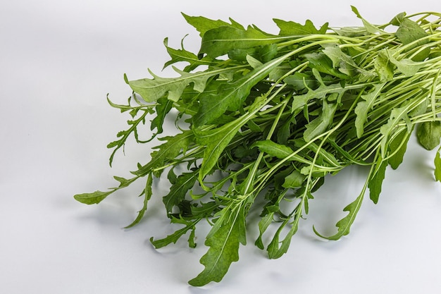 Photo fresh tasty natural organic rucola