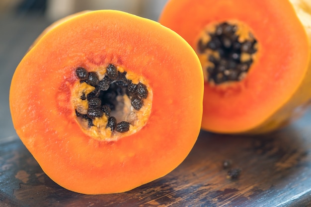 Fresh and tasty papaya