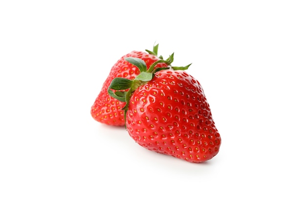 Fresh tasty strawberry isolated on white