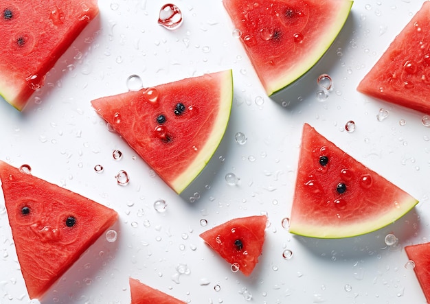 Fresh tasty watermelon slice