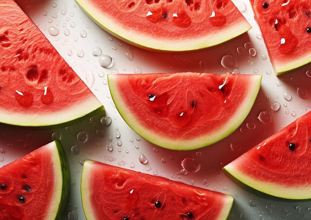 Fresh tasty watermelon slice