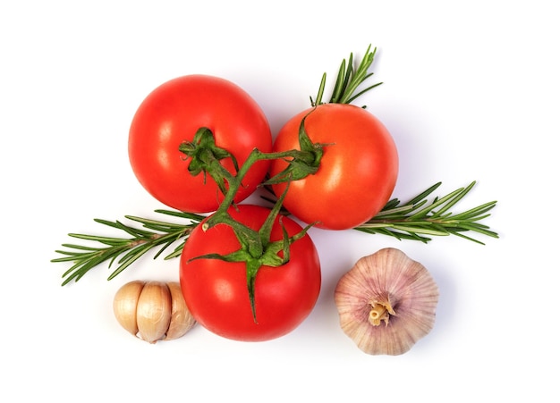 Fresh tomato herbs and spices