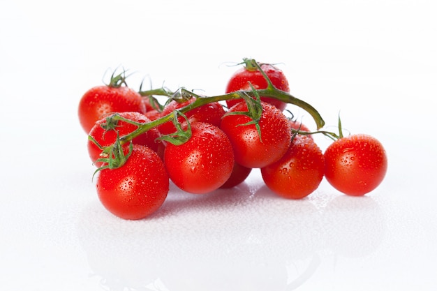 Fresh tomato isolated on white background