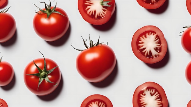 Fresh tomato splash Generated with AI