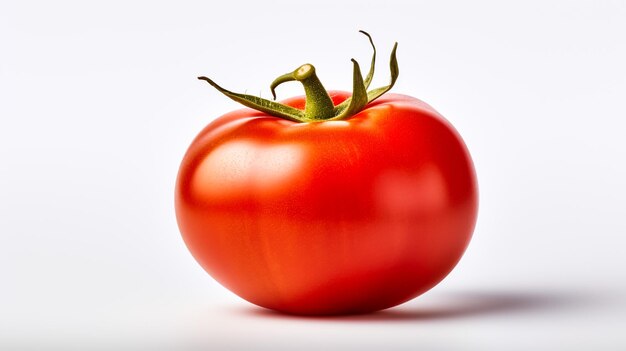 Photo fresh tomatoes over white