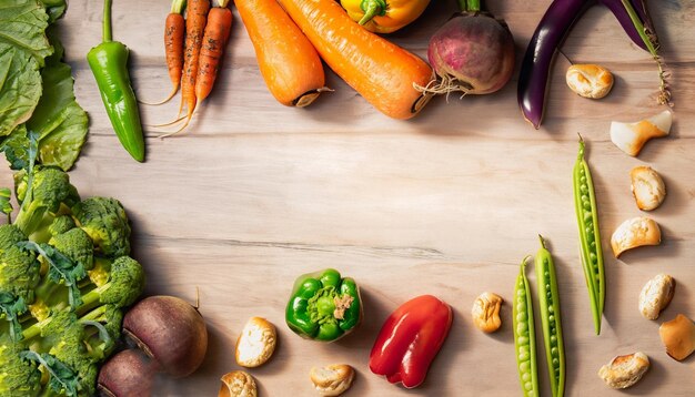 Fresh vegetable background