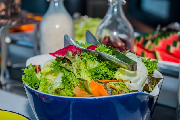 fresh vegetable for buffet salad