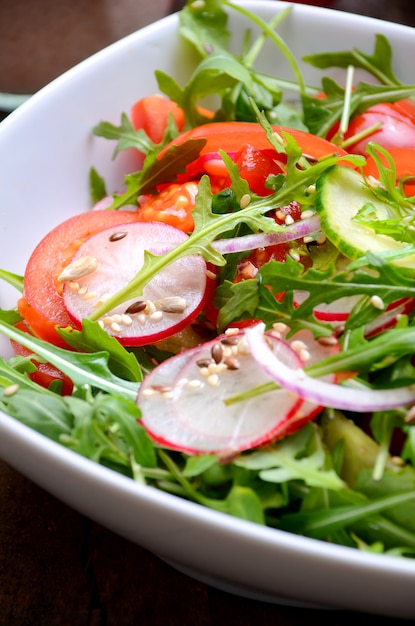 Fresh vegetable salad