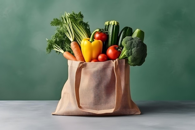 Fresh Vegetables In a Bag Ai generative