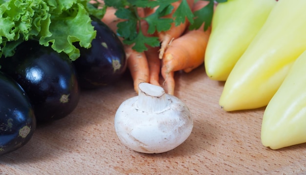 Fresh Vegetables on board