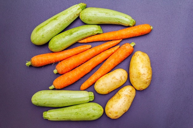 Fresh vegetables cooking