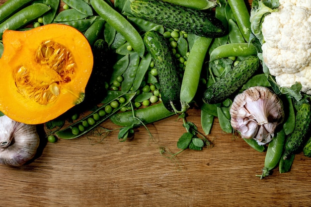 Fresh vegetables for cooking