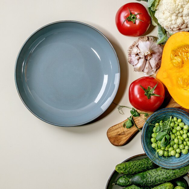 Fresh vegetables for cooking