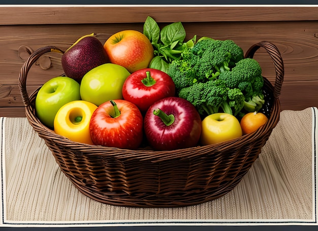 Fresh vegetables and fruit