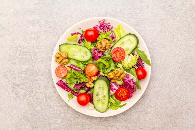 Verdure fresche, ingredienti alimentari dietetici sani