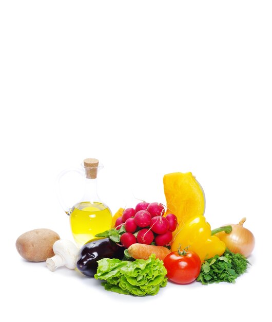 Photo fresh vegetables isolated