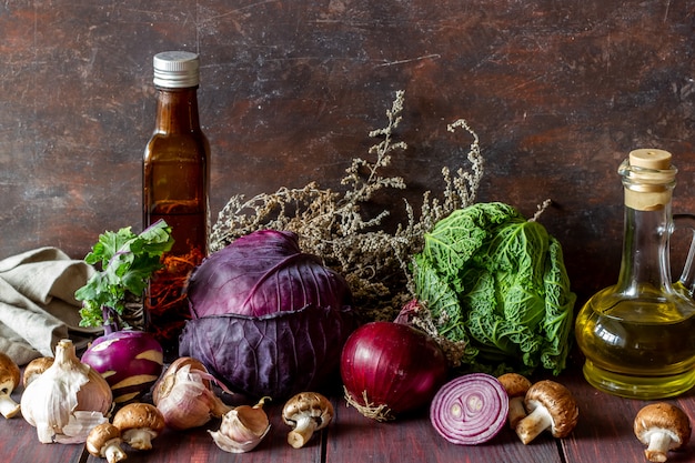 Fresh vegetables. Still life.