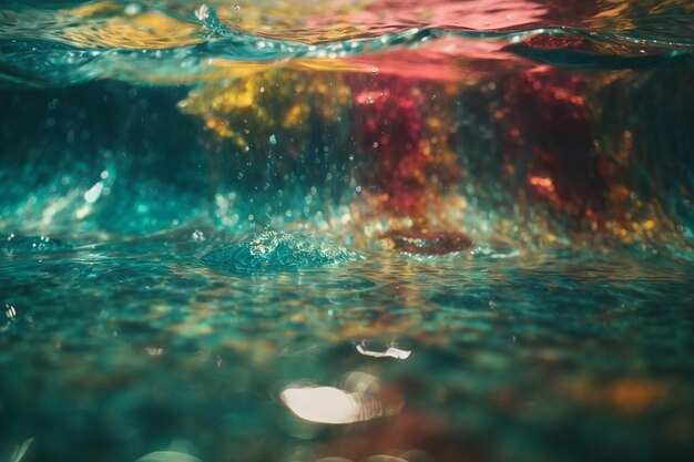 Fresh water texture background transparent liquid