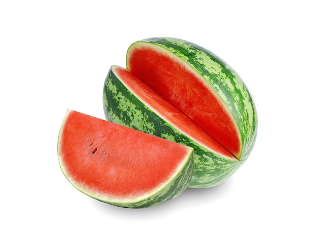 Fresh watermelon isolated on white background