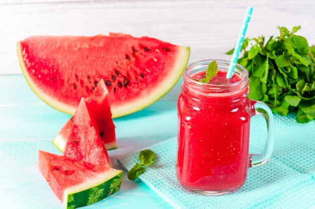 Fresh watermelon Smoothie juice