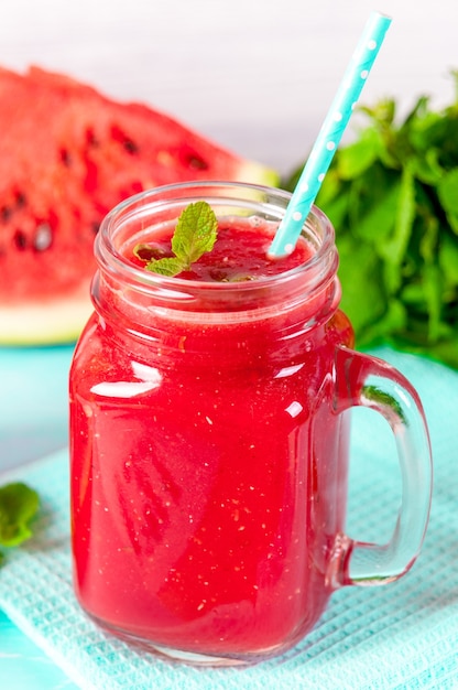 Fresh watermelon Smoothie juice