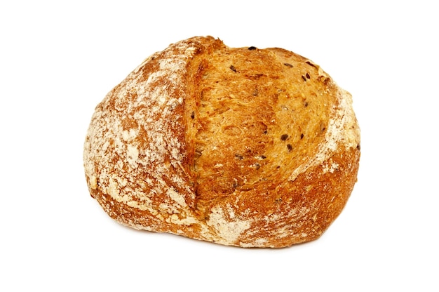 Fresh white bread isolated