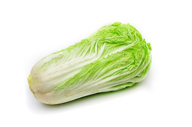 Fresh White Cabbage or Chinese Cabbage on white