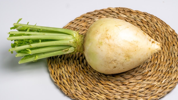 fresh white radish