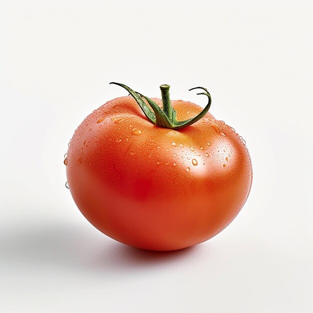 Photo fresh white tomato on a clean background