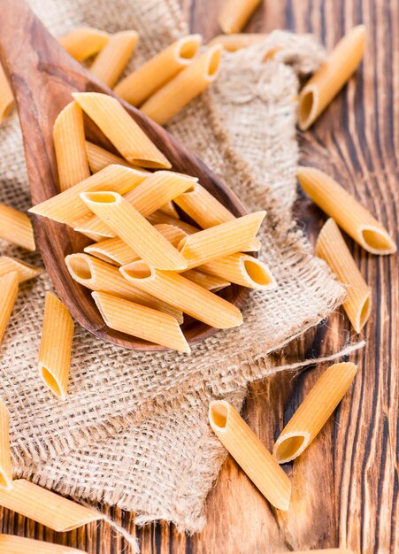 Fresh wholemeal Penne