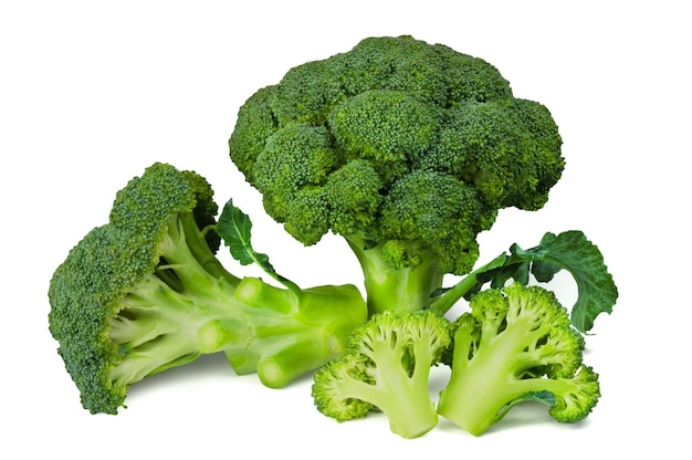 Fresh wholesome broccoli isolated