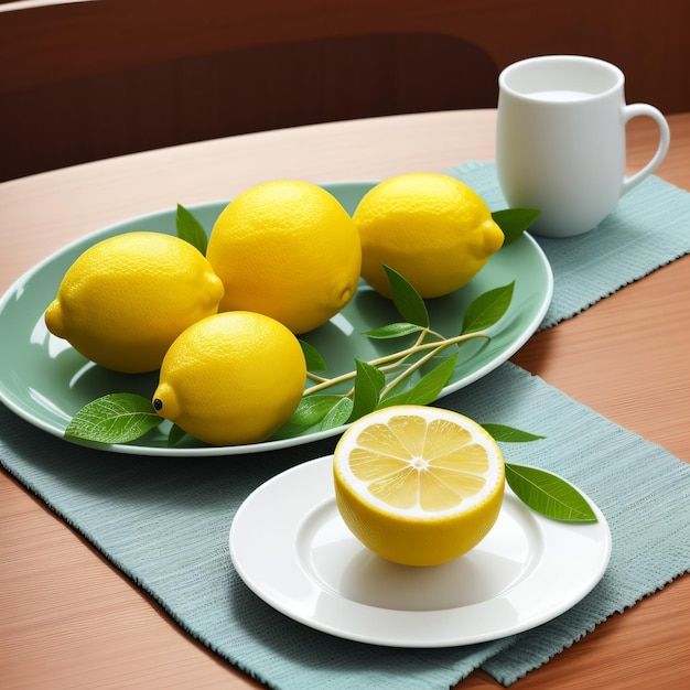 Fresh Yellow Lemons